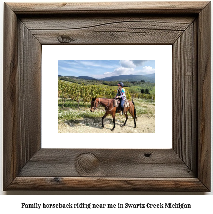 family horseback riding near me in Swartz Creek, Michigan